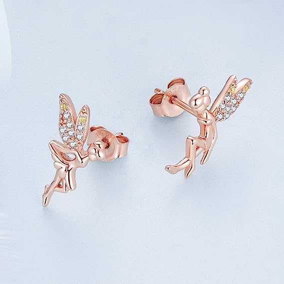 Momento naušnice - Pozlaćena Rasplesana vila - Slika 4